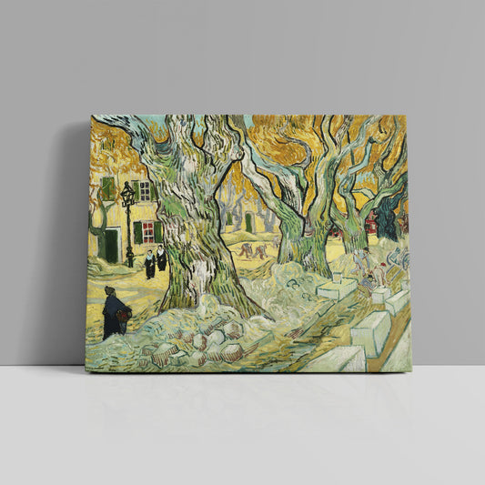 The Road Menders (1889) – Vincent van Gogh - Printed Masterpieces