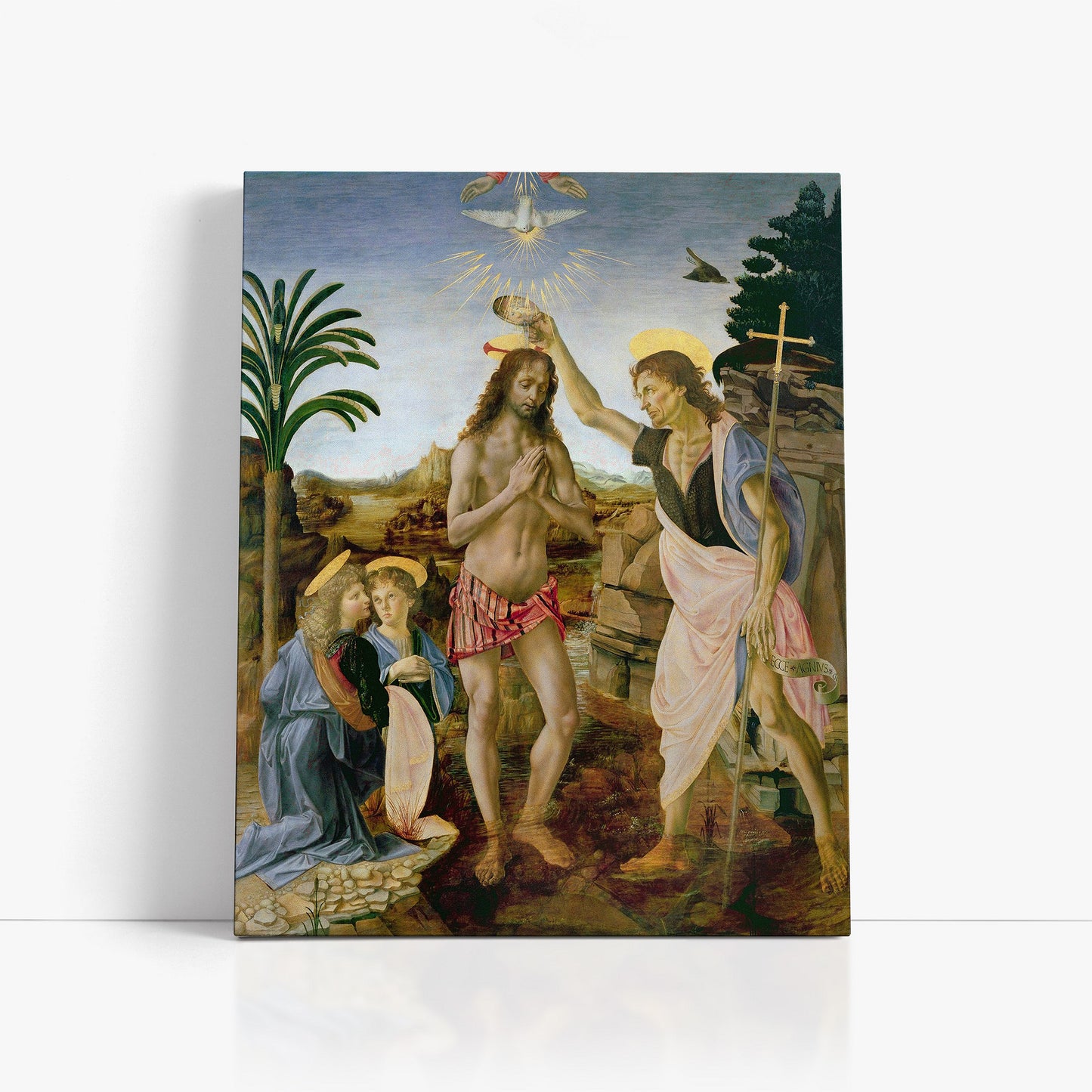 Baptism of Christ (1475) – Andrea del Verrocchio