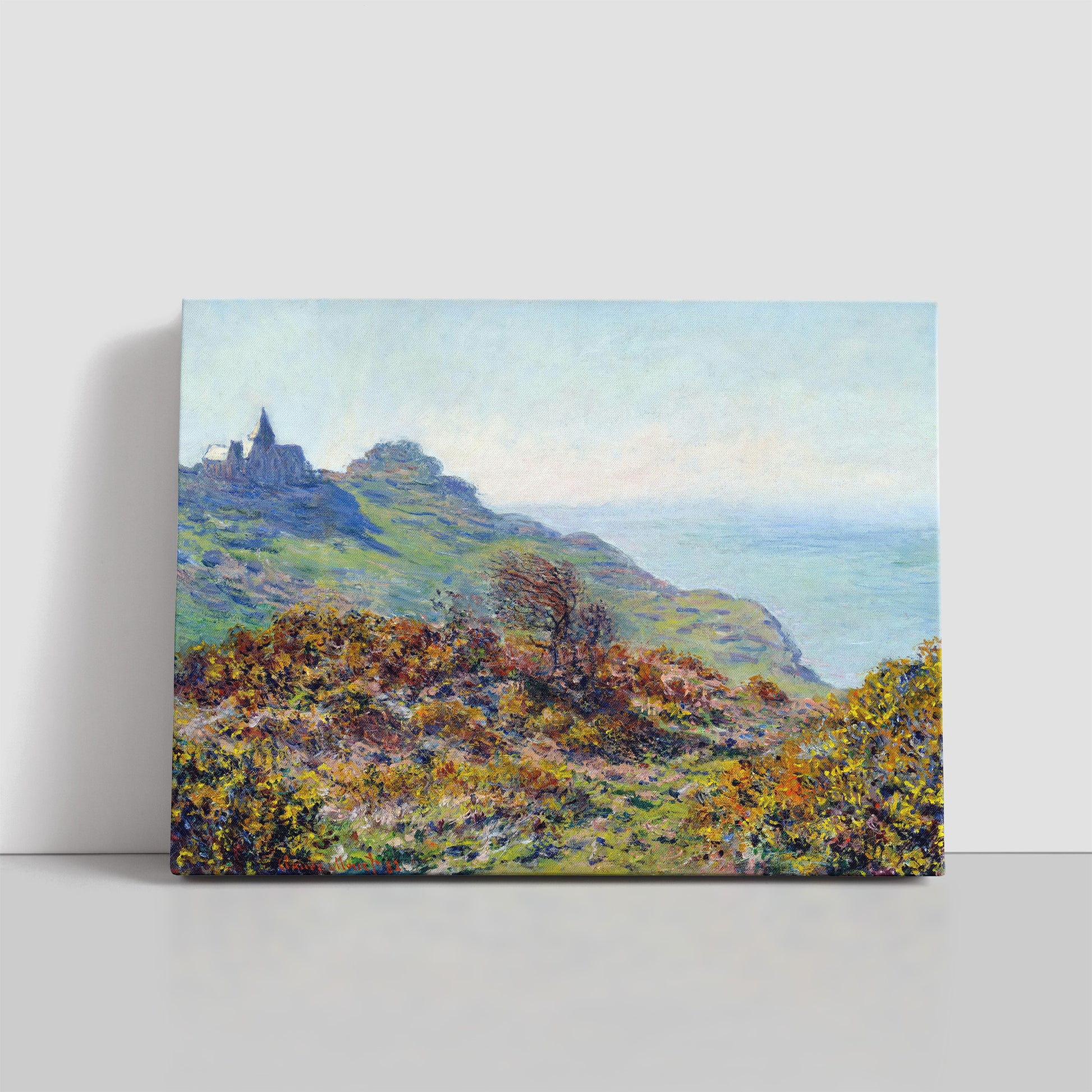 The Varengeville Church and the Moutiers Gorge (1882) – Claude Monet - Printed Masterpieces