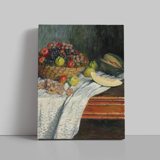 Still Life with a Honeydew Melon (1879) – Claude Monet - Printed Masterpieces
