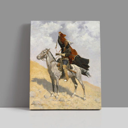 The Blanket Signal (1896) – Frederic Remington - Printed Masterpieces