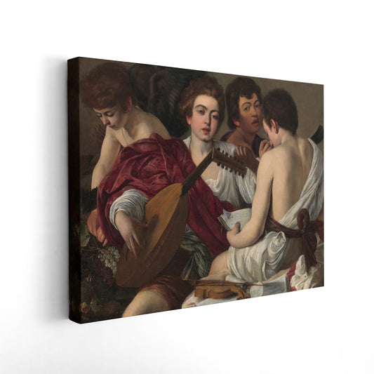 The Musicians (Concert of Youths) – Caravaggio, Classic Art Reproduction
