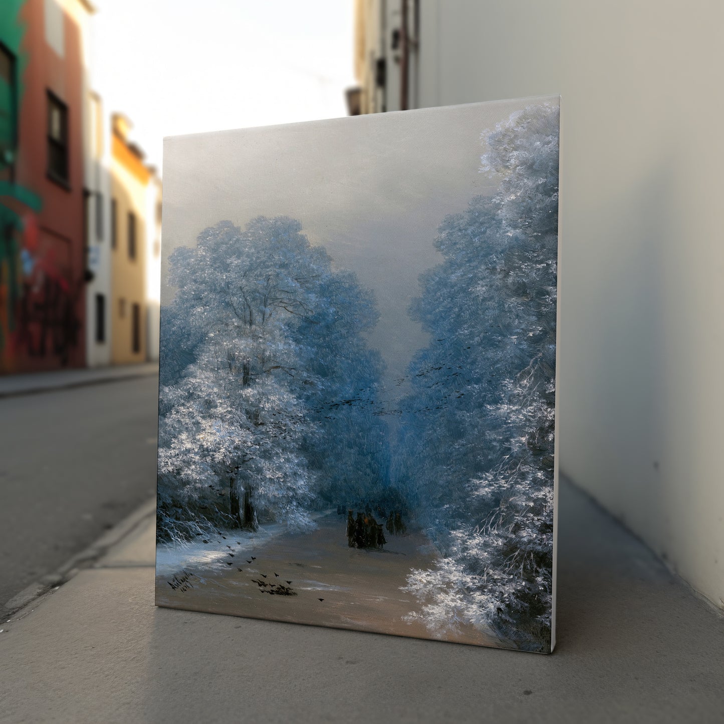 Winter landscape (1876) – Ivan Aivazovsky