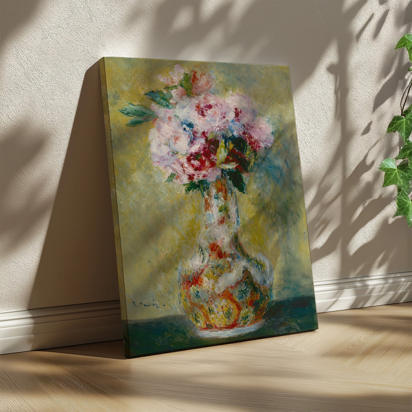 Bouquet in a Vase (1878) – Pierre-Auguste Renoir