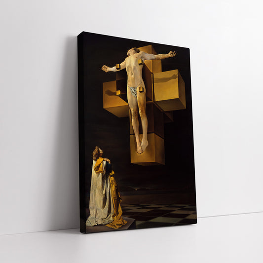 Crucifixion (Corpus Hypercubus) – Salvador Dalí, Classic Art Reproduction