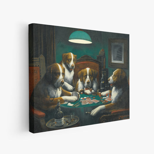 Poker Game – Cassius Marcellus Coolidge, Classic Art Reproduction