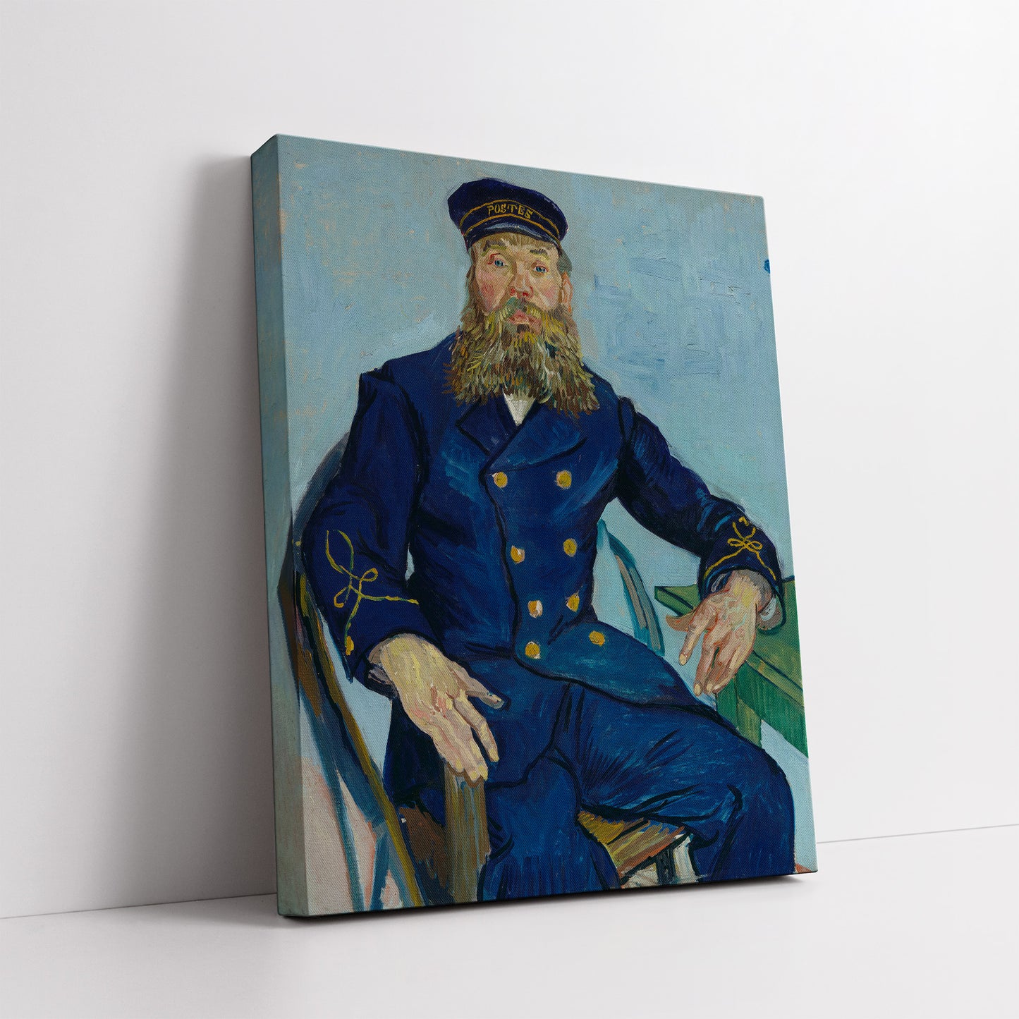 Portrait of the Postman Joseph Roulin (1888) – Vincent van Gogh