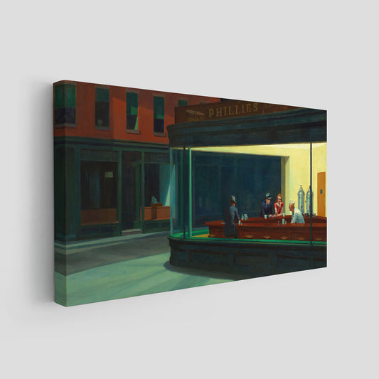 Nighthawks – Edward Hopper, Classic Art Reproduction
