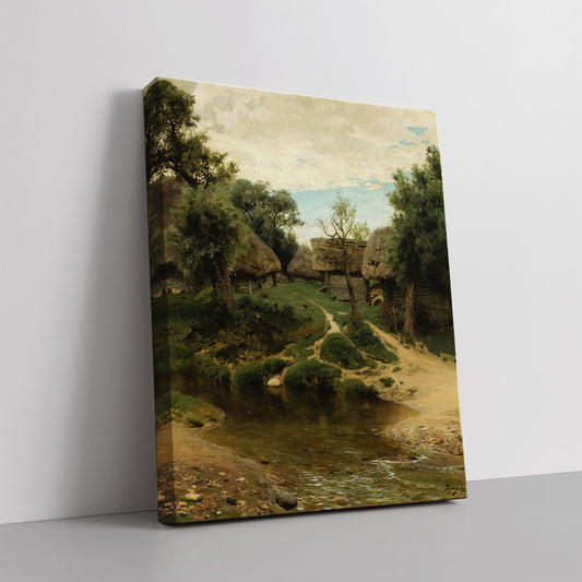 Backyards – Vasily Polenov, Classic Art Reproduction