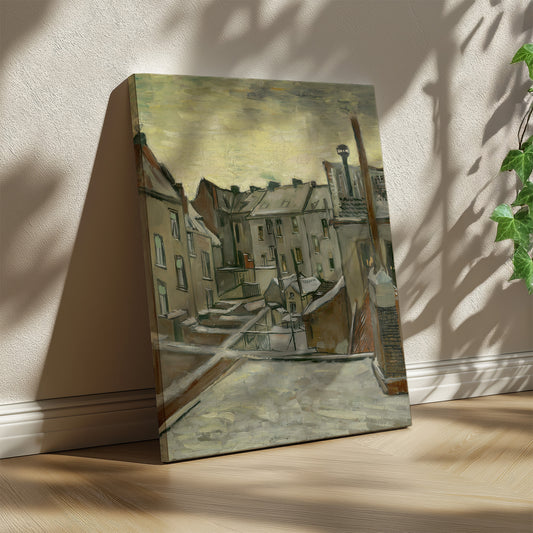 Houses Seen from the Back – Vincent van Gogh, Classic Art Reproduction