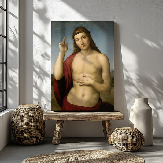 Christ Blessing  – Raphael Santi, Classic Art Reproduction