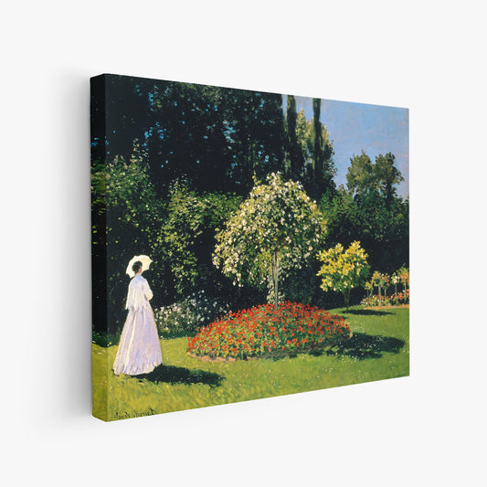 Woman in the Garden (1866) – Claude Monet - Printed Masterpieces