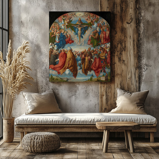 Adoration of the Trinity – Albrecht Dürer, Classic Art Reproduction