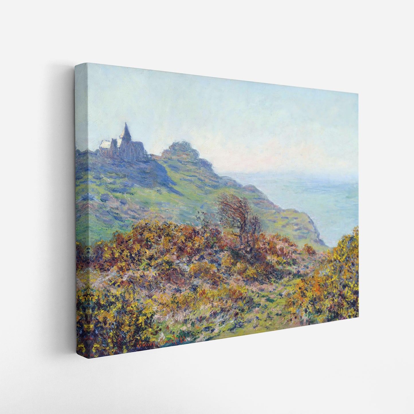 The Varengeville Church and the Moutiers Gorge (1882) – Claude Monet - Printed Masterpieces