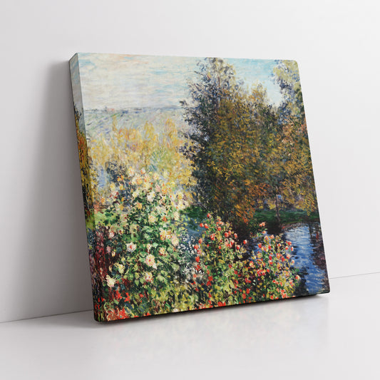 Corner of the Garden at Montgeron – Claude Monet, Classic Art Reproduction