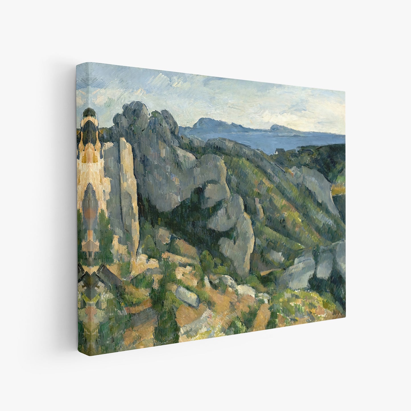 Cliffs in L'Estaque (1882–1885) – Paul Cézanne