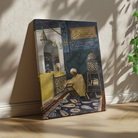 Kur’an Tilaveti , Reciting the Quran – Osman Hamdi Bey, Classic Art Reproduction