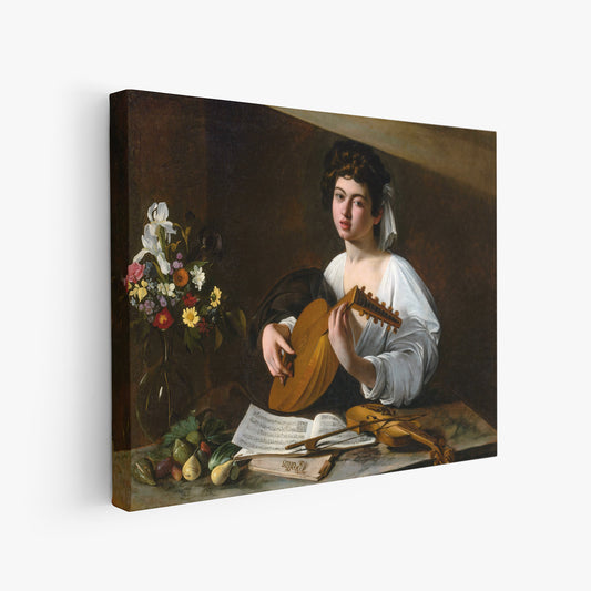 The Lute Player – Caravaggio, Classic Art Reproduction