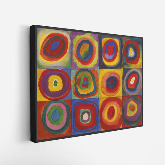 Squares with Concentric Circles – Wassily Kandinsky, Classic Art Reproduction