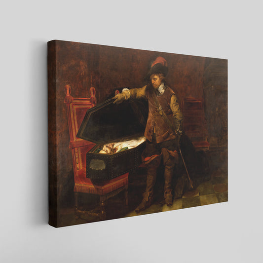 Cromwell before the Coffin of Charles I (1831) – Paul Delaroche