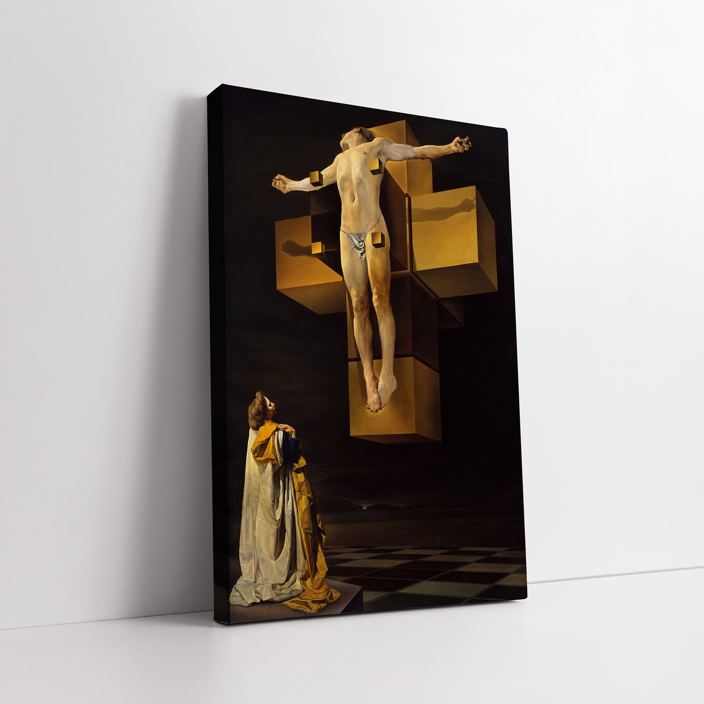 Crucifixion, Corpus Hypercubus (1954) – Salvador Dalí