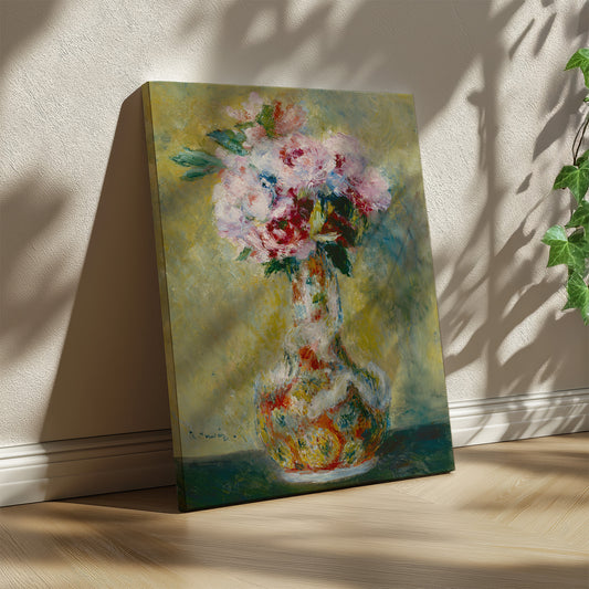 Bouquet in a Vase (1878) – Pierre - Auguste Renoir - Printed Masterpieces