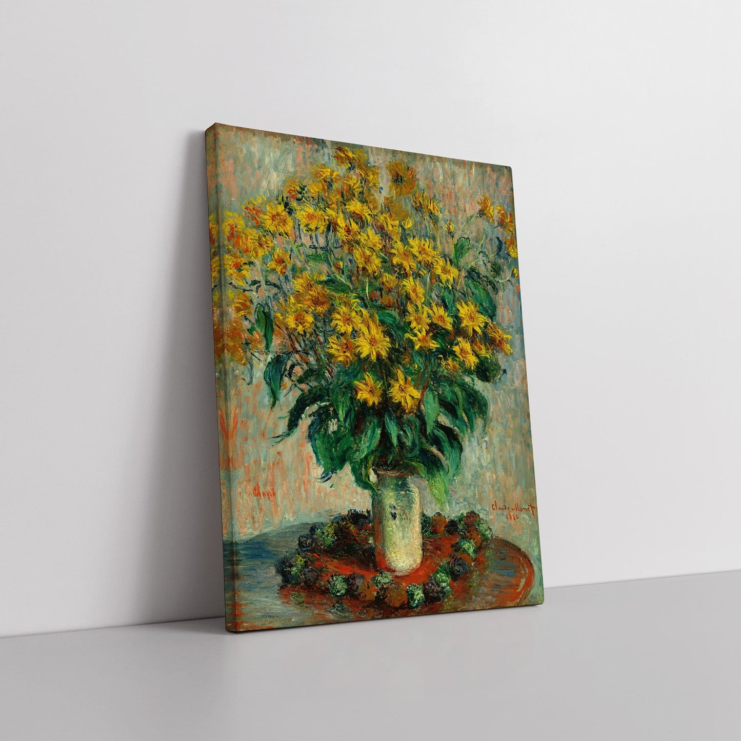 Jerusalem Artichoke Flowers (1880) – Claude Monet - Printed Masterpieces