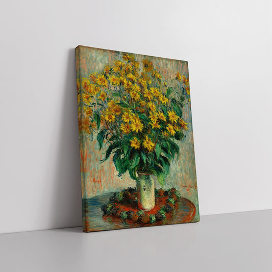 Jerusalem Artichoke Flowers (1880) – Claude Monet - Printed Masterpieces