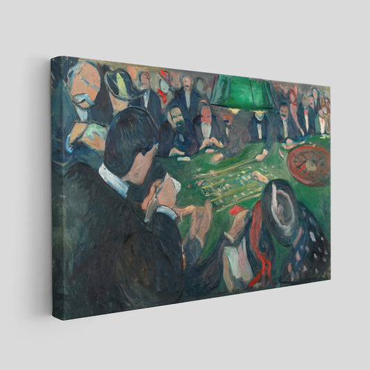 At the Roulette Table in Monte Carlo (1892) – Edvard Munch