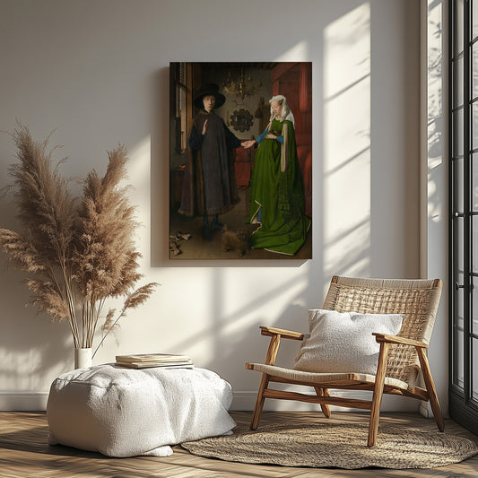 Arnolfini Portrait – Jan van Eyck, Classic Art Reproduction