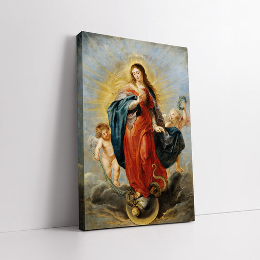 Virgin of Immaculate Conception, Virgin Mary – Peter Paul Rubens, Classic Art Reproduction