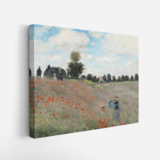 The Poppy Field near Argenteuil – Claude Monet, Classic Art Reproduction