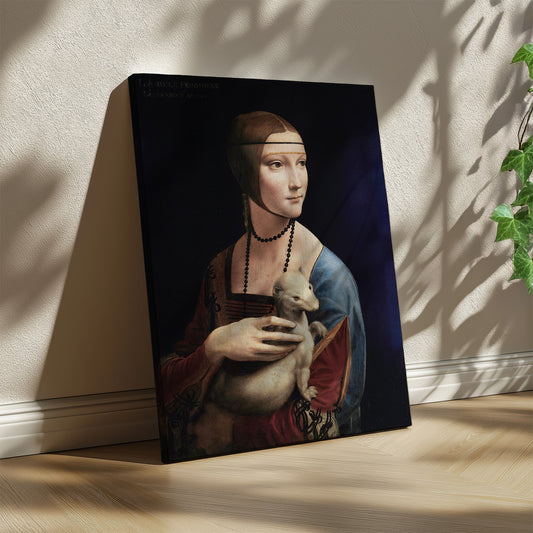 Lady with an Ermine – Leonardo da Vinci, Classic Art Reproduction