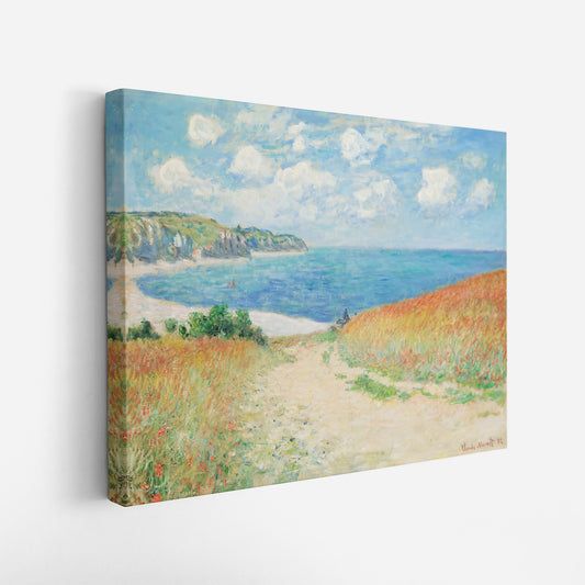 Path in the Wheat Fields at Pourville (1882) – Claude Monet - Printed Masterpieces