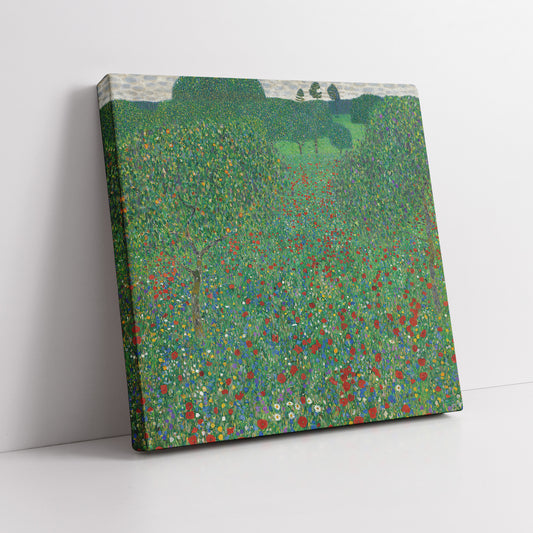 Flowering Poppies (1907) – Gustav Klimt