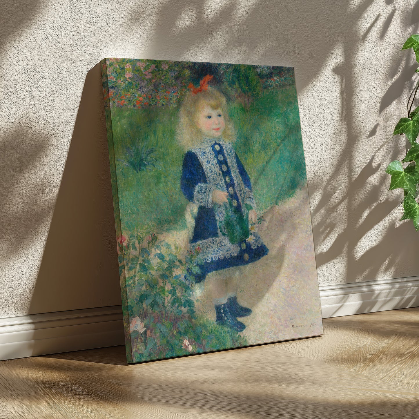 Girl with Watering Can (1876) – Pierre-Auguste Renoir