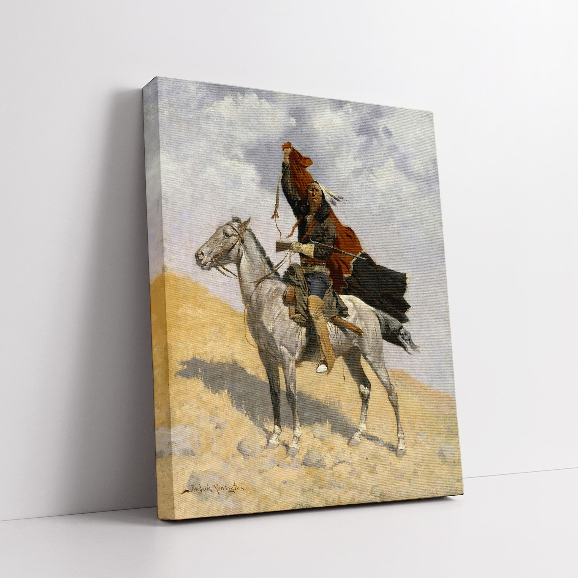 The Blanket Signal (1896) – Frederic Remington - Printed Masterpieces
