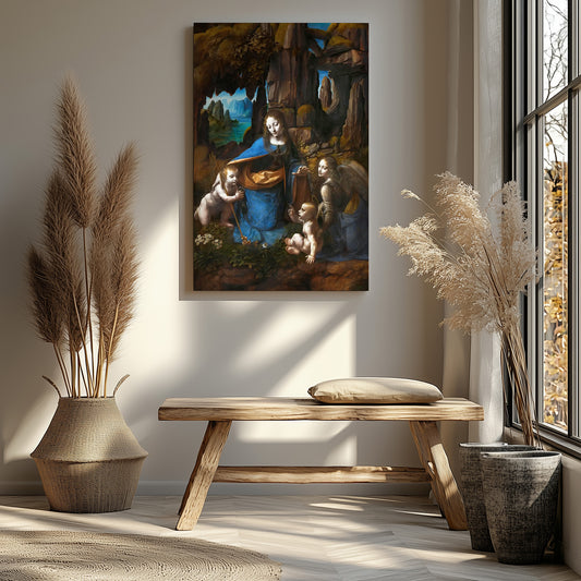 Virgin of the Rocks – Leonardo da Vinci, Classic Art Reproduction