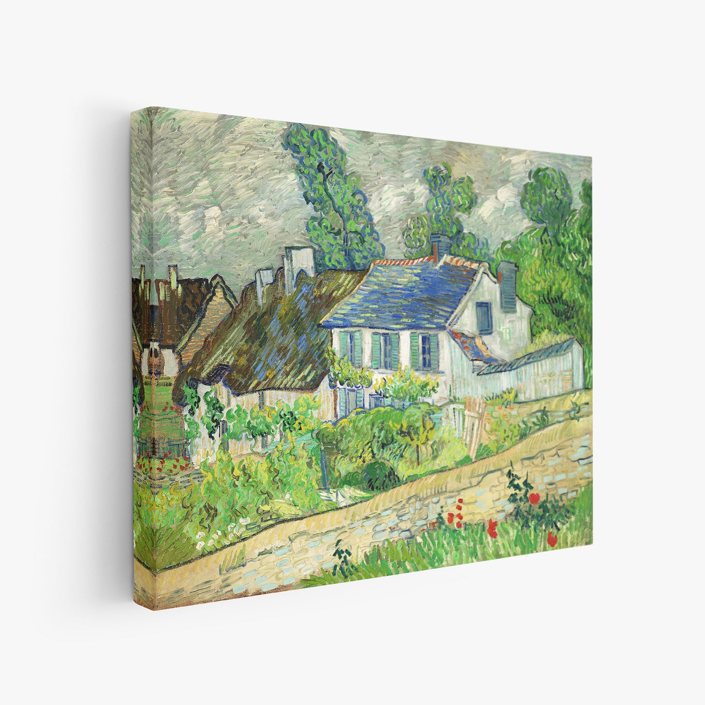Houses at Auvers (1890) – Vincent van Gogh
