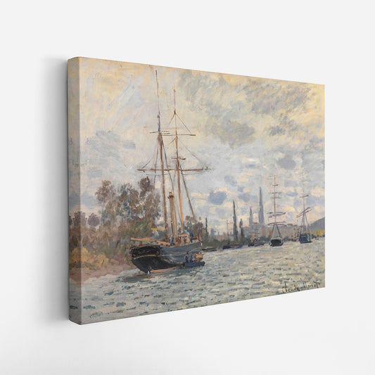 The Seine near Rouen (1874) – Claude Monet - Printed Masterpieces