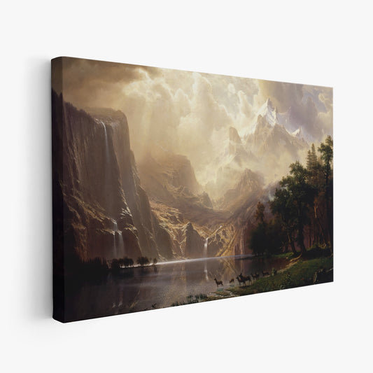 Among the Sierra Nevada – Albert Bierstadt, Classic Art Reproduction