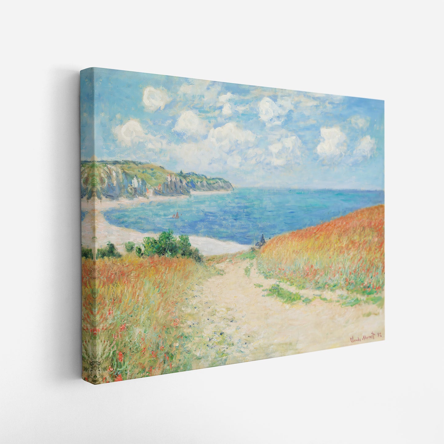 Path in the Wheat Fields at Pourville (1882) – Claude Monet - Printed Masterpieces