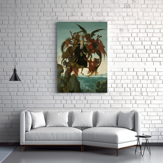 Torment of Saint Anthony – Michelangelo Buonarroti, Classic Art Reproduction