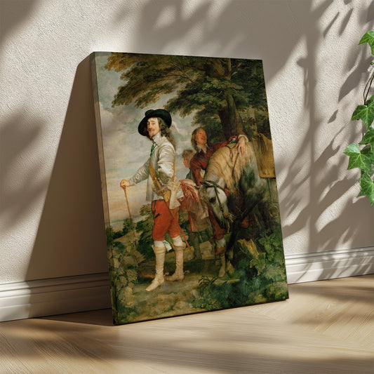 Charles I at the Hunt (1635) – Anthony van Dyck