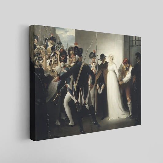 Marie Antoinette Being Taken to Her Execution (1794) – William Hamilton