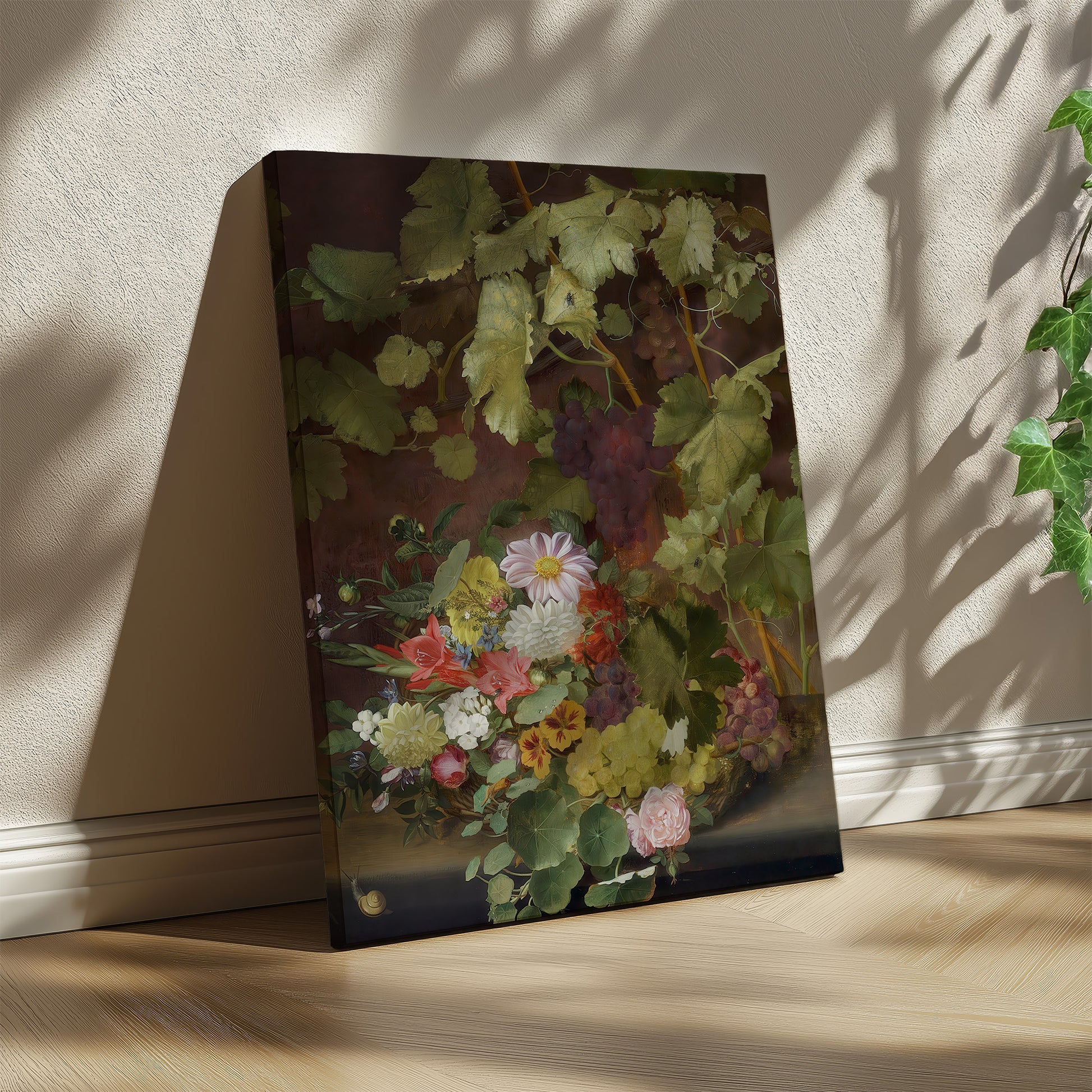Summer bouquet on a window sill (1850) – Otto Diderich Ottesen - Printed Masterpieces