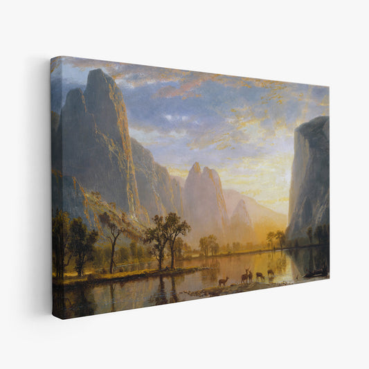 Valley of the Yosemite – Albert Bierstadt, Classic Art Reproduction