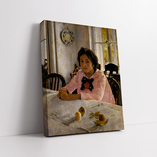 Girl with Peaches – Valentin Serov, Classic Art Reproduction