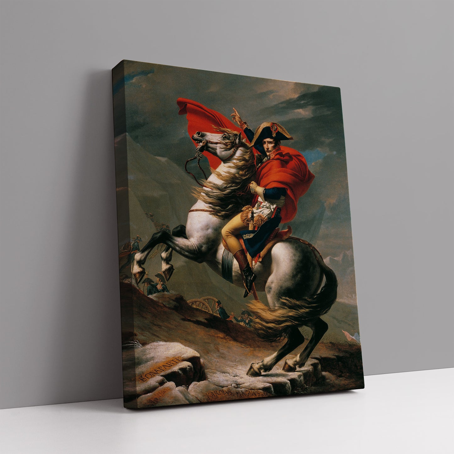 Napoleon Crossing the Alps (1801) – Jacques-Louis David