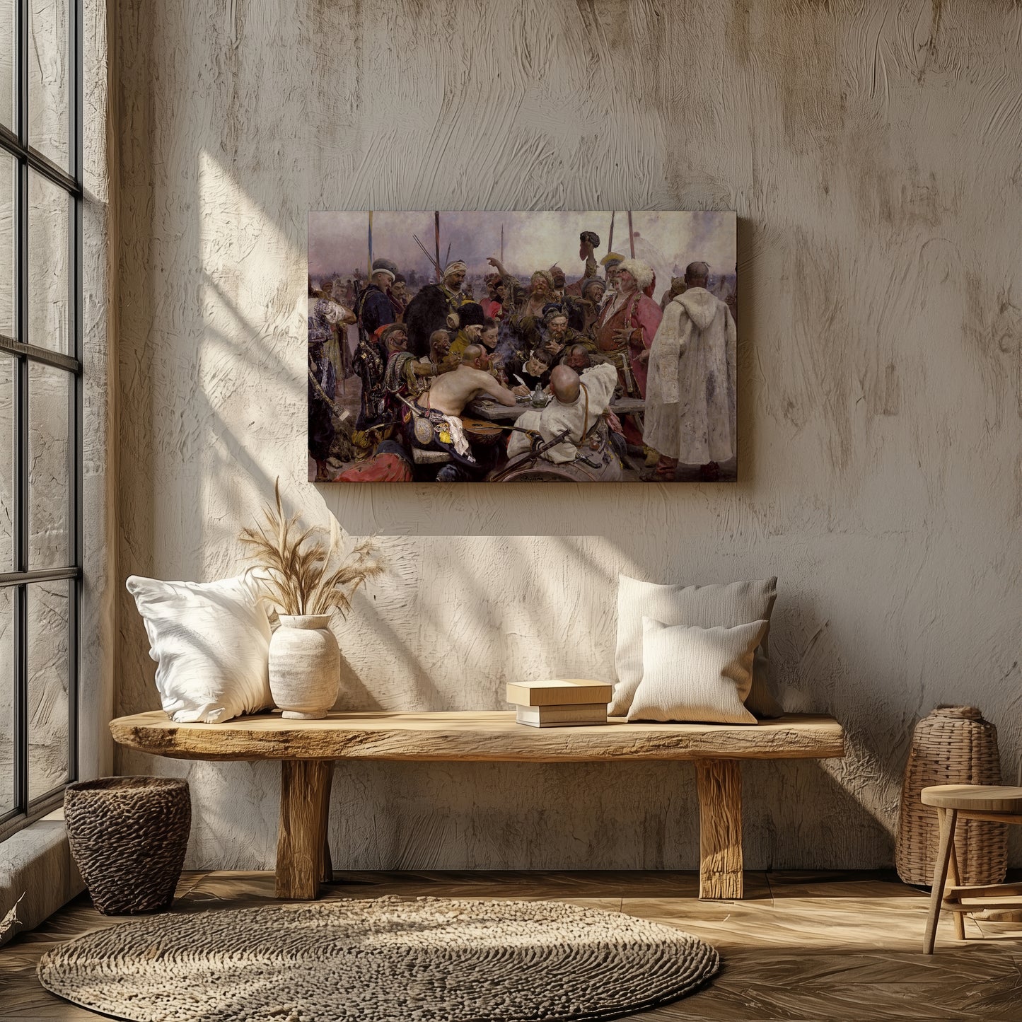 Reply of the Zaporozhian Cossacks (1880–1891) – Ilya Repin